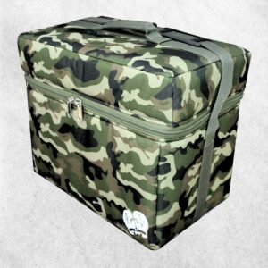 AV Box Cajon Canvas Carry Bag - Green Camouflage Side view