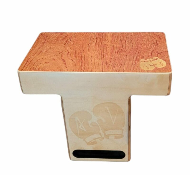 Rosewood Veneer T-Top Cajon Drum