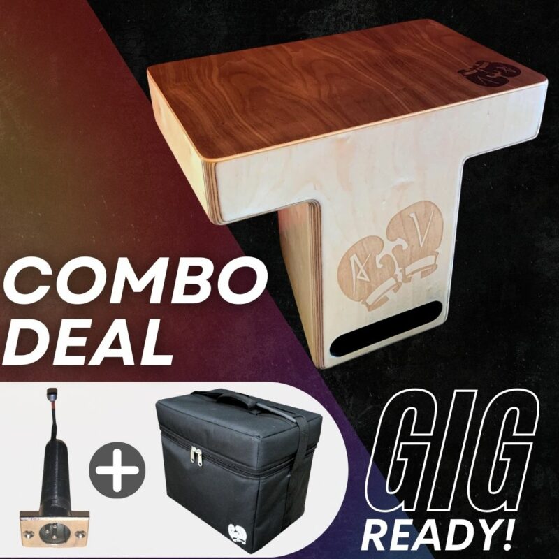 AV Box Cajons - Full Combo Package - T-Top, Bag and Mic